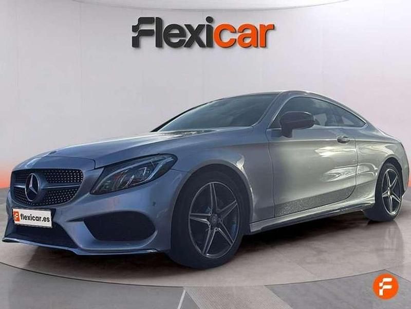 Usado Mercedes C220 AMG line 170 HP (125 kW) 2016 Cinzento Coupé