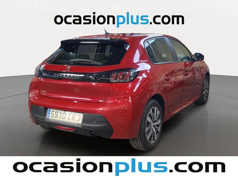 Usado Peugeot 208 Active 102 CV (75 kW) 2020 Rojo Utilitario