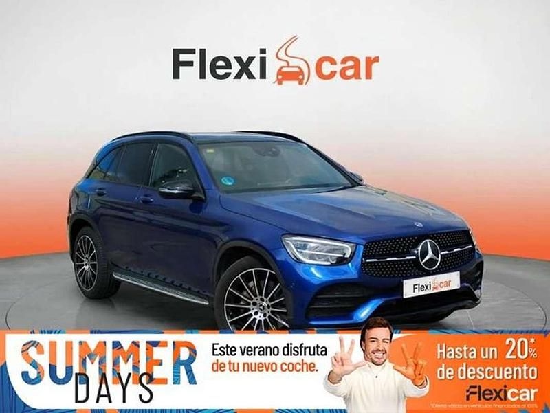 Azul Usado 2020 Mercedes GLC200 SUV | 33.290 € (Precio justo) - Imagen 1/4