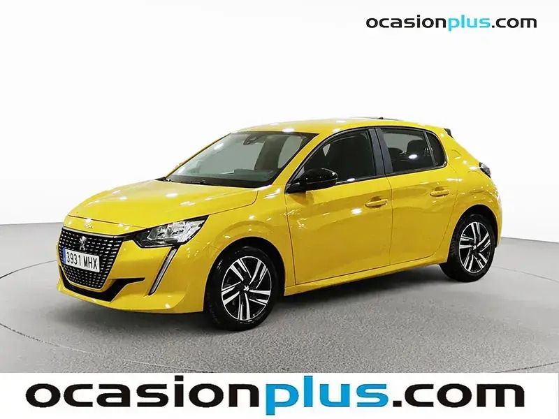 Amarillo Usado 2023 Peugeot 208 Active Utilitario | 12.355 € (Precio justo) - Imagen 1/4