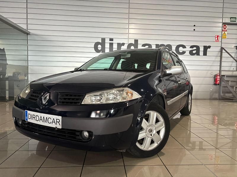 Usado Renault Mégane II Dynamique 100 CV (73 kW) 2005 Azul Utilitario