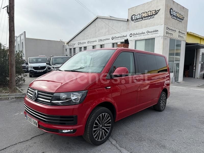 Rojo Usado 2018 VW Caravelle Monovolumen | 26.999 € (Buen precio) - Imagen 1/4