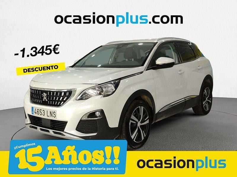 Blanco Usado 2021 Peugeot 3008 Allure SUV | 14.800 € (Precio justo) - Imagen 1/4