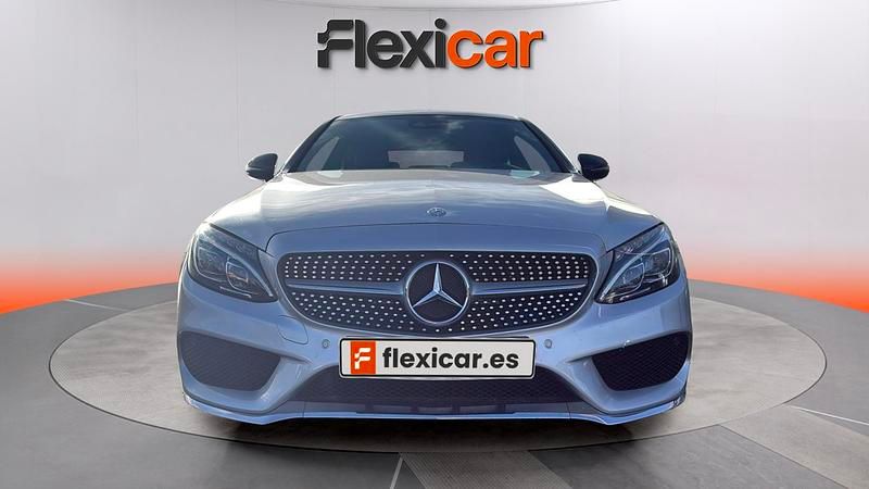 Usado Mercedes C220 AMG line 170 CV (125 kW) 2016 Gris Coupe
