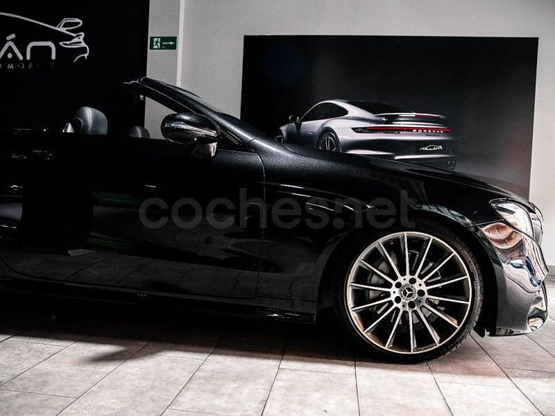 Usado Mercedes E220 194 CV (142 kW) 2018 Negro Descapotable