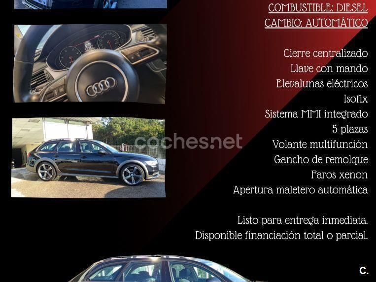Negro Usado 2012 Audi A6 Allroad Familiar | 16.000 € (Precio justo) - Imagen 1/4