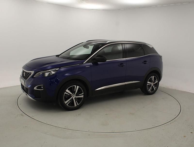 Usado Peugeot 3008 GT-line 131 CV (96 kW) 2018 Azul SUV