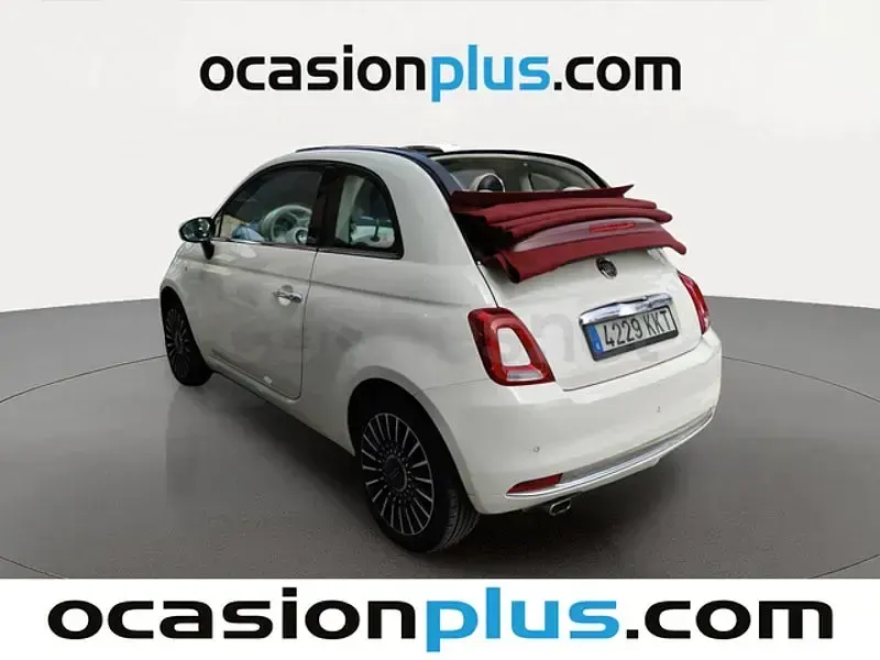 Usado Fiat 500C Lounge 69 CV (50 kW) 2018 Blanco Descapotable