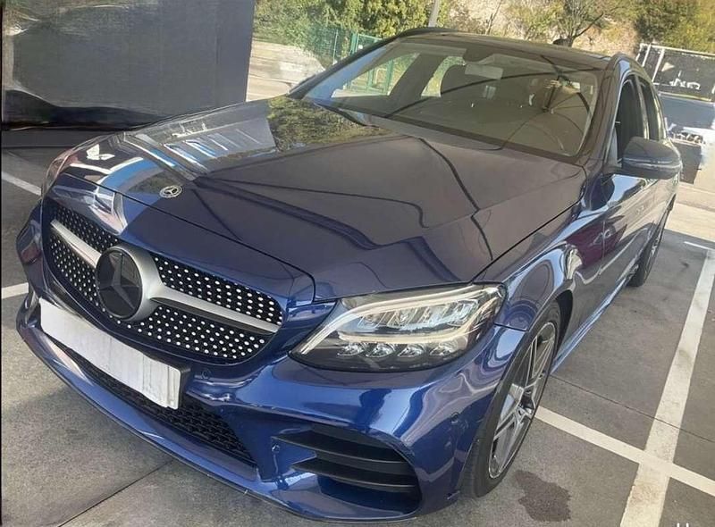 Azul Usado 2019 Mercedes C220 Familiar | 24.900 € (Precio justo) - Imagen 1/4