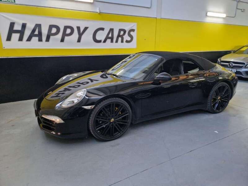 Negro Usado 2015 Porsche 911 Carrera 4 Cabriolet Black Edition Descapotable | 79.999 € - Imagen 1/4