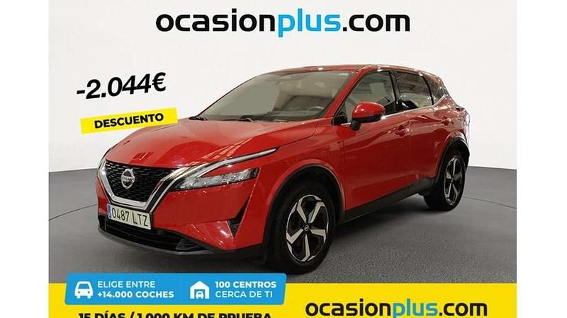 Rojo Usado 2021 Nissan Qashqai N-Connecta SUV | 20.446 € (Precio justo) - Imagen 1/2