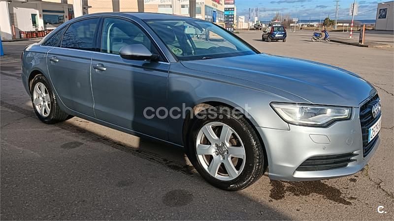 Usado Audi A6 177 CV (130 kW) 2011 Gris / plata Berlina
