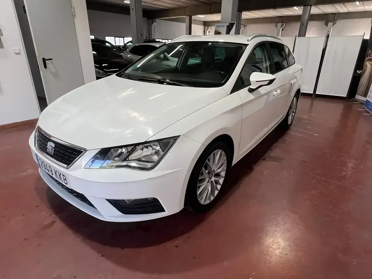 Brugt Seat Leon Style 115 HK (84 kW) 2018 Hvid Stationcar