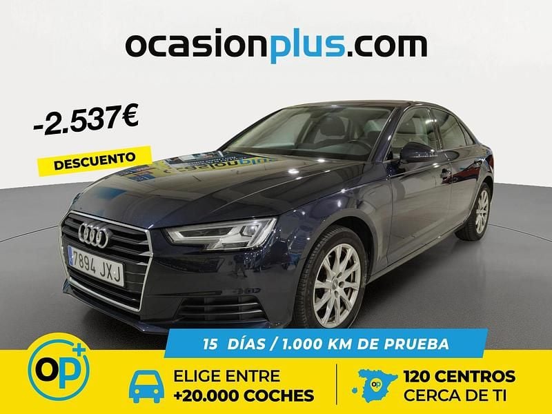 Azul Usado 2017 Audi A4 Advanced Berlina | 19.213 € (Precio justo) - Imagen 1/4