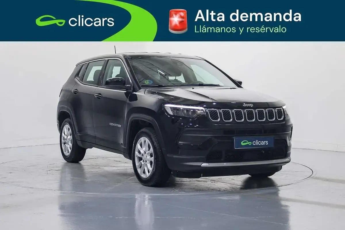 Usado Jeep Compass Altitude 129 CV (94 kW) 2025 Negro SUV