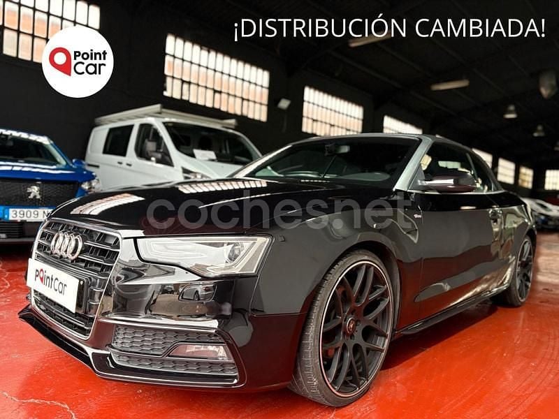 Negro Usado 2012 Audi A5 Cabriolet S-Line Descapotable | 16.490 € (Precio justo) - Imagen 1/4