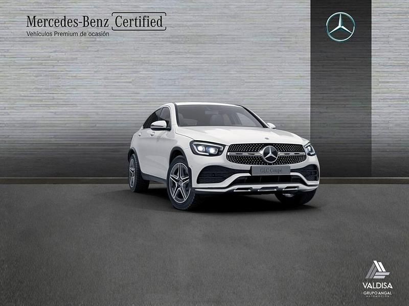 Usado Mercedes GLC220 AMG line 194 CV (142 kW) 2020 Blanco Coupe