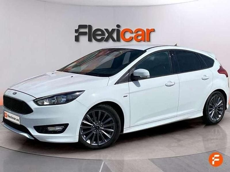 Brugt Ford Focus ST-Line 125 HK (91 kW) 2018 Hvid Hatchback