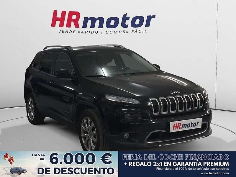 Negro Usado 2015 Jeep Cherokee Limited SUV | 15.100 € - Imagen 1/4