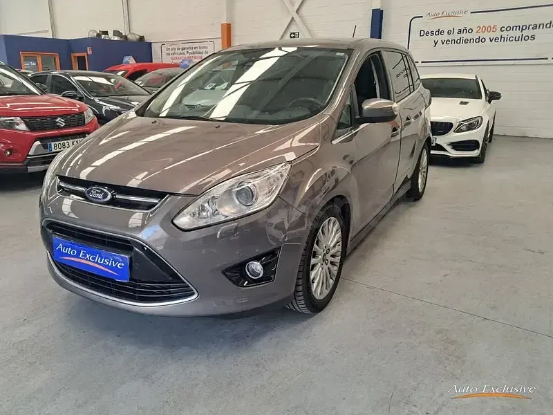 Usado Ford Grand C-Max Titanium 140 CV (102 kW) 2013 Gris / plata Monovolumen