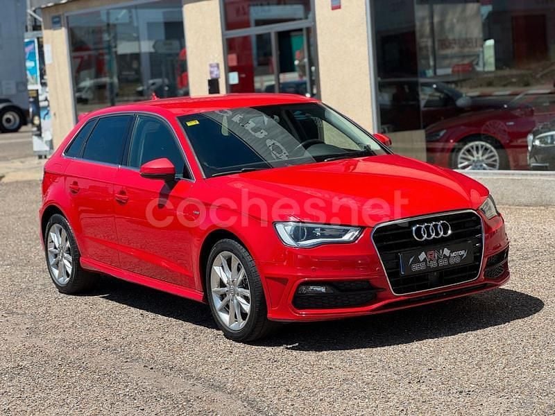 Rojo Usado 2015 Audi A3 S-Line Berlina | 14.990 € (Precio justo) - Imagen 1/4