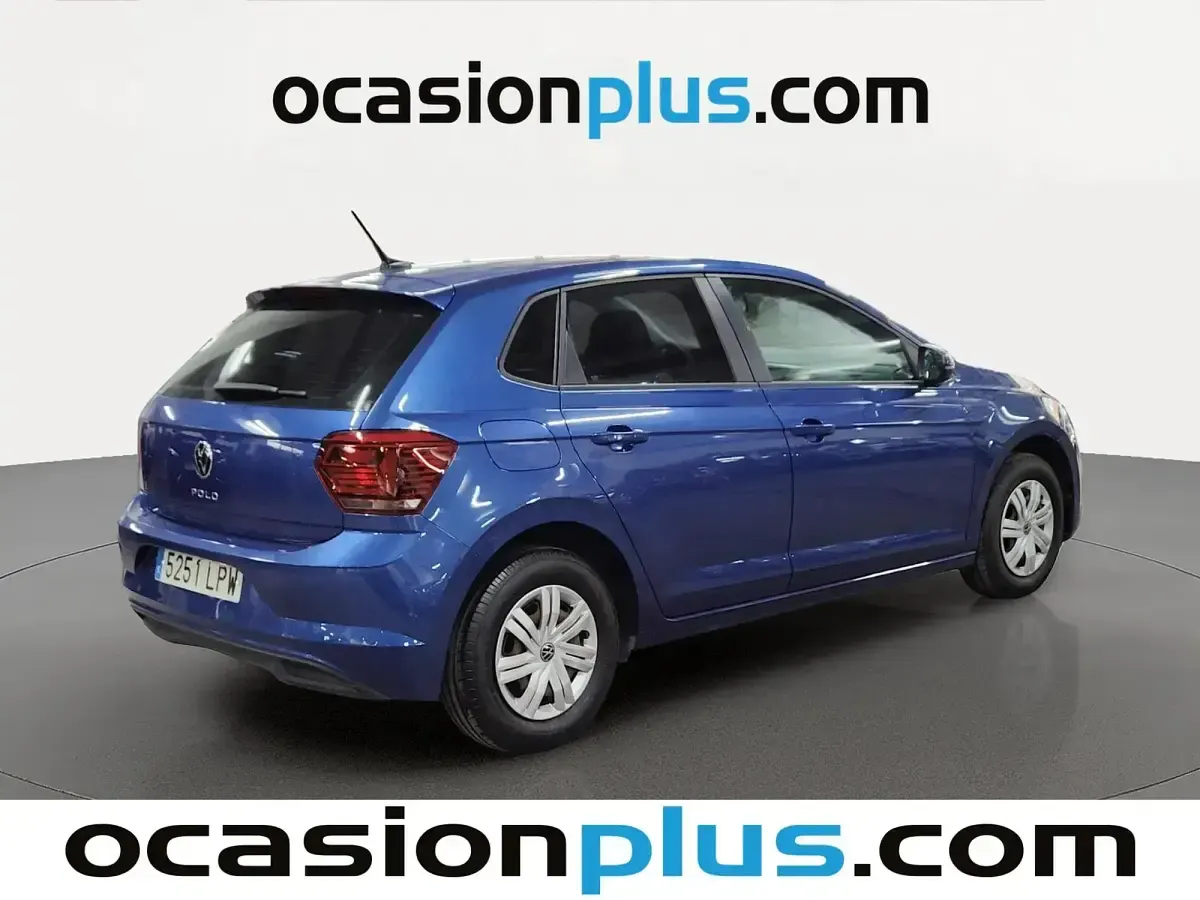 Usado VW Polo Edition 80 CV (58 kW) 2021 Azul Utilitario