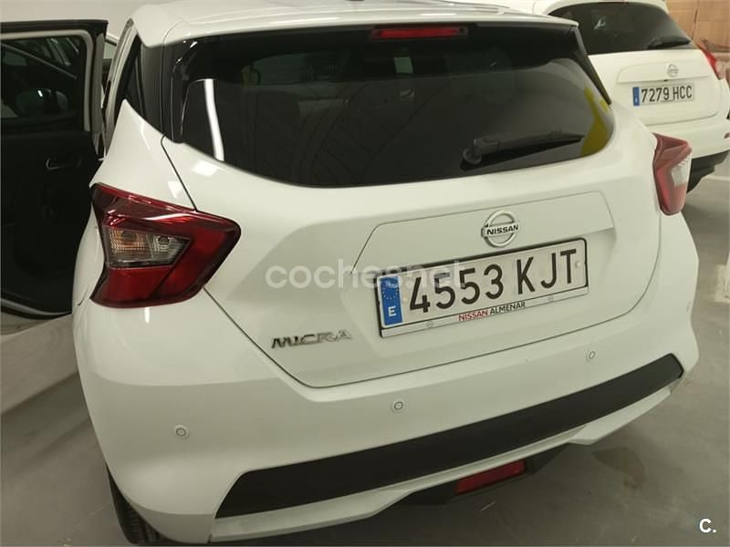 Usado Nissan Micra Acenta 73 CV (53 kW) 2018 Blanco Berlina