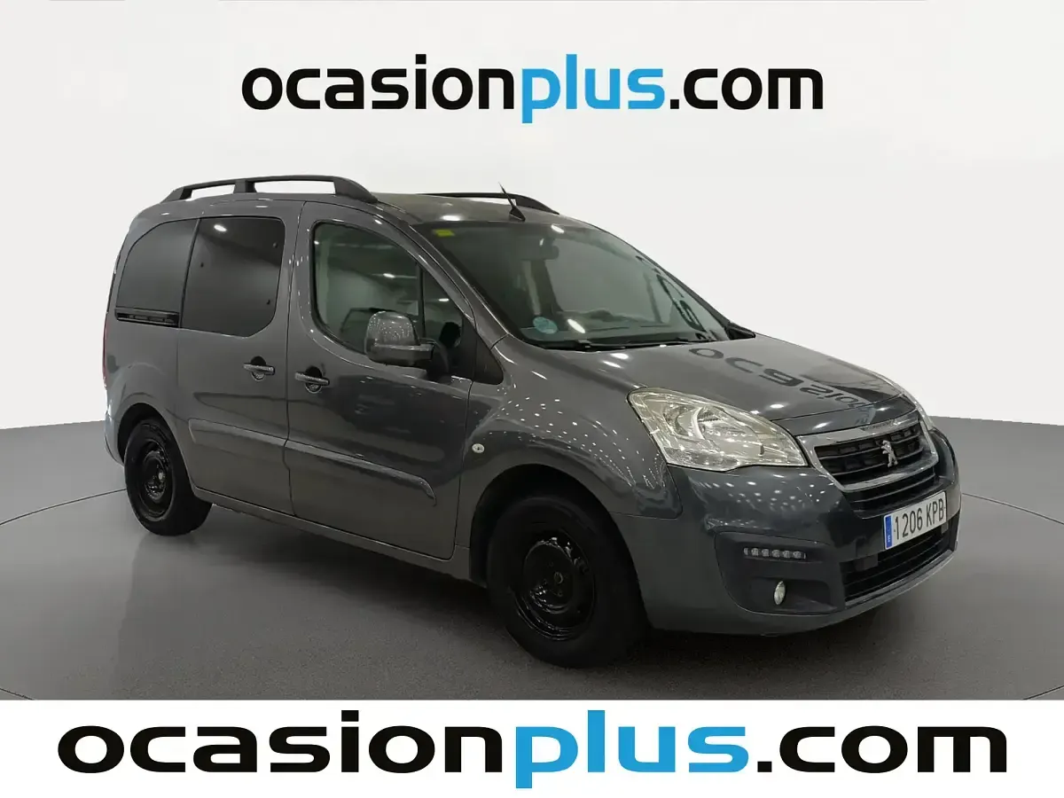 Usado Peugeot Partner Active 100 CV (73 kW) 2018 Gris Monovolumen