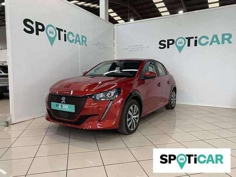 Usado Peugeot e-208 Active 100 kW (136 CV) 2021 Rojo Utilitario