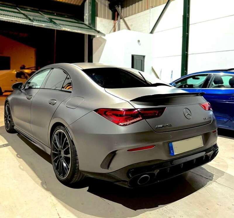 Usado Mercedes CLA35 AMG AMG 306 CV (225 kW) 2019 Gris Coupe