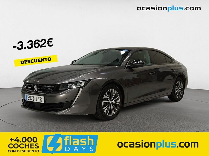 Gris Usado 2022 Peugeot 508 Allure Berlina | 19.250 € (Buen precio) - Imagen 1/4