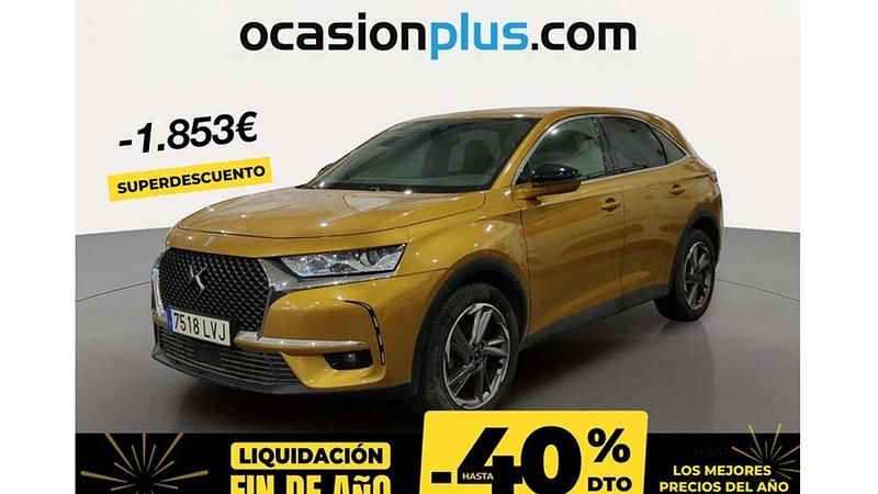 Amarillo Usado 2021 DS Automobiles DS7 Crossback Bastille Plus SUV | 18.537 € (Buen precio) - Imagen 1/4