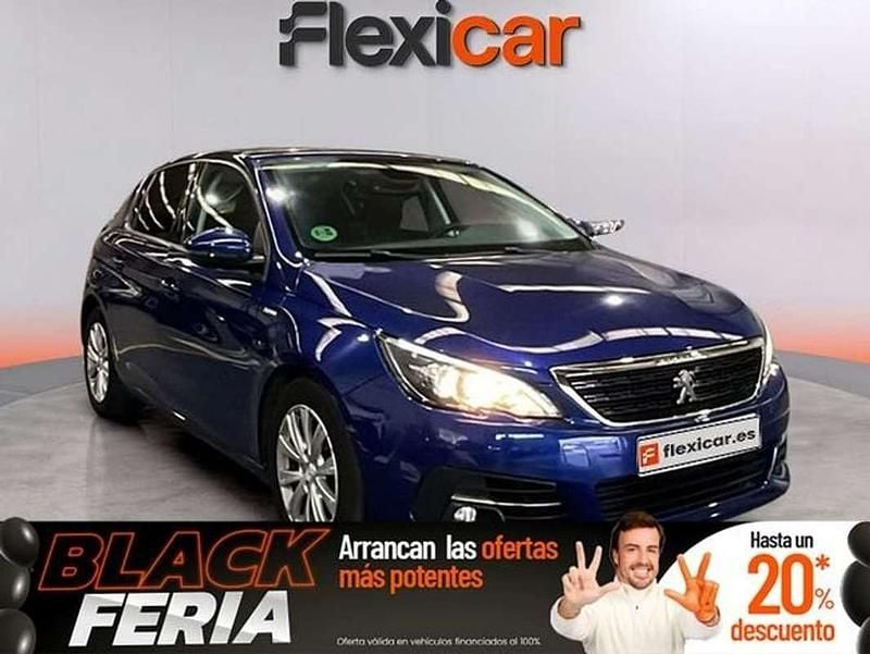 Azul Usado 2020 Peugeot 308 SW Allure Familiar | 9990 € (Buen precio) - Imagen 1/4