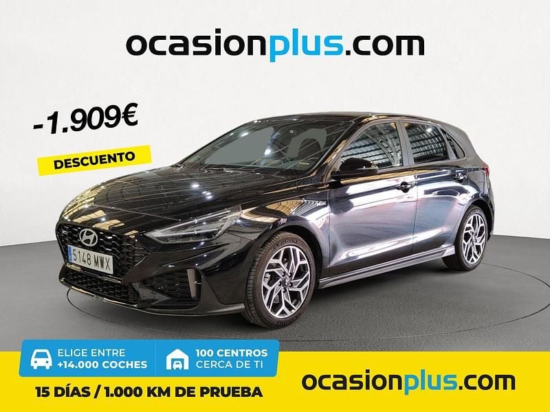 Negro Usado 2024 Hyundai i30 N Line Berlina | 19.800 € (Buen precio) - Imagen 1/4