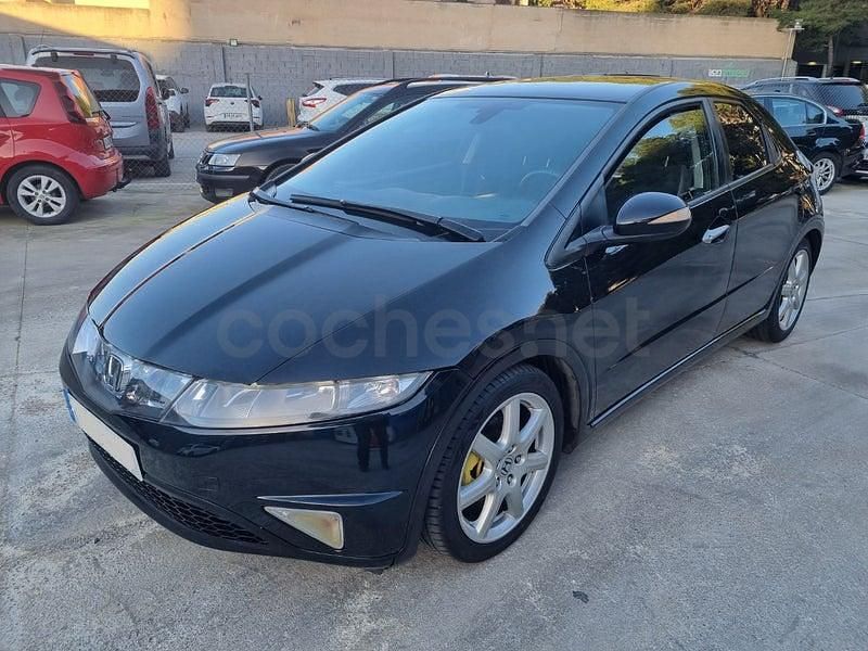 Negro Usado 2008 Honda Civic Sport Berlina | 6300 € (Un poco caro) - Imagen 1/4
