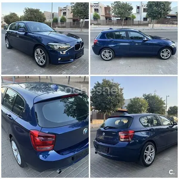 Usado BMW 116 Comfort Edition 122 CV (89 kW) 2012 Azul Utilitario