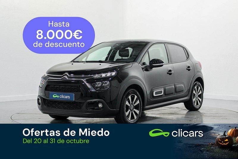 Negro Usado 2024 Citroën C3 PureTech Utilitario | 13.490 € (Precio justo) - Imagen 1/4