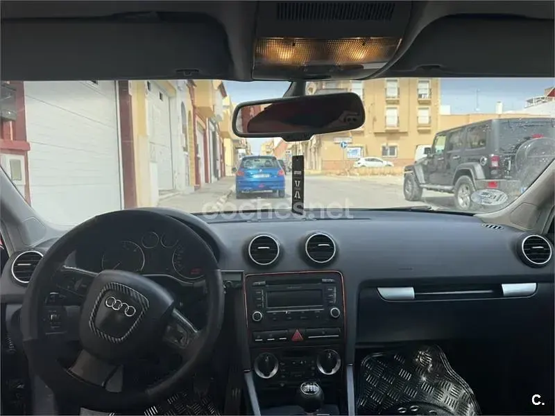 Usado Audi A3 Ambiente 140 CV (102 kW) 2008 Negro Utilitario
