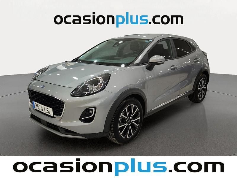 Gris plata Usado 2021 Ford Puma Titanium SUV | 16.436 € (Super precio) - Imagen 1/4
