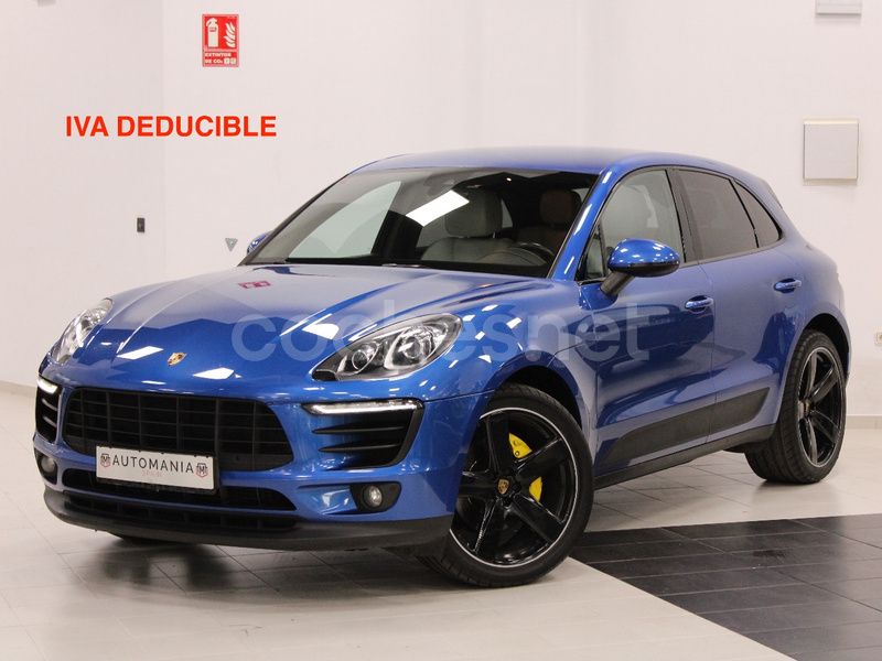 Azul Usado 2016 Porsche Macan S SUV | 32.999 € (Precio justo) - Imagen 1/4