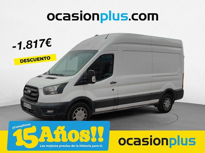 Blanco Usado 2022 Ford Transit Trend Berlina | 27.690 € (Un poco caro) - Imagen 1/4