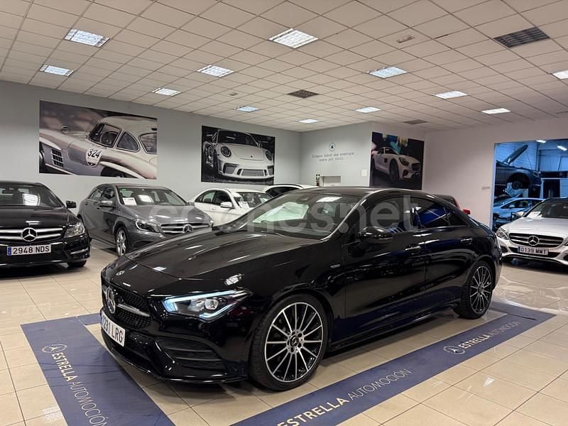 Negro Usado 2021 Mercedes CLA200 Berlina | 28.900 € (Precio justo) - Imagen 1/4