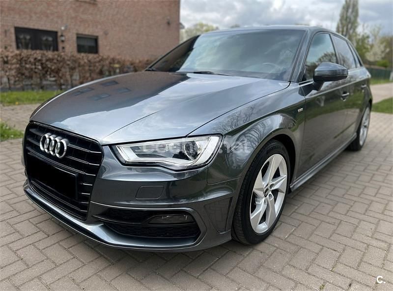 Usado Audi A3 S-Line 150 CV (110 kW) 2016 Gris / plata Berlina