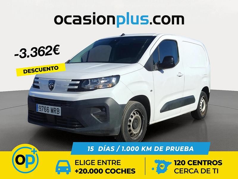 Blanco Usado 2024 Peugeot Partner Monovolumen | 20.290 € (Precio justo) - Imagen 1/4