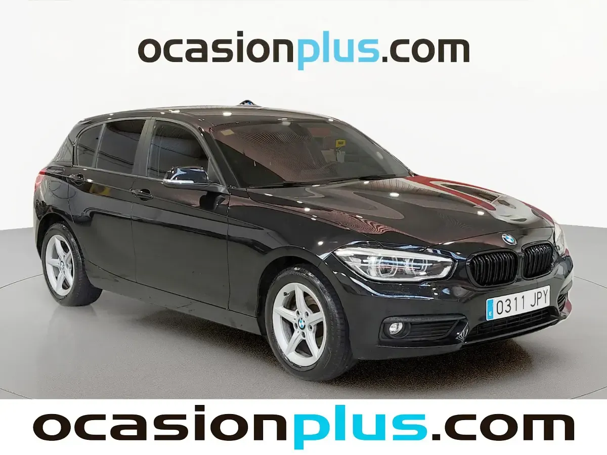 Usado BMW 116 116 CV (85 kW) 2016 Negro Utilitario