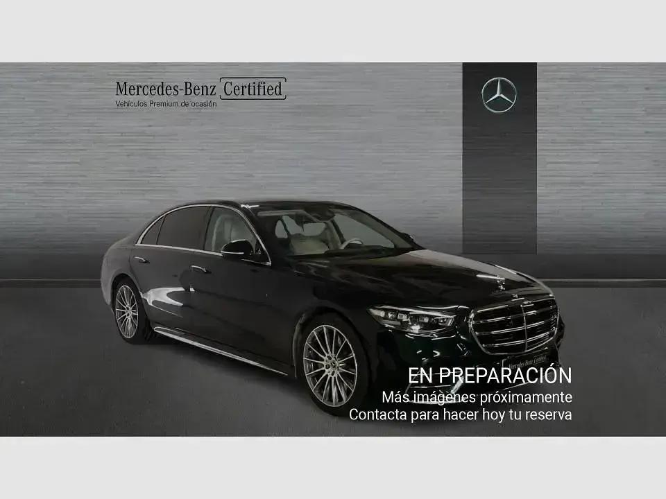 Usado Mercedes S450 AMG line 408 CV (300 kW) 2024 Verde Berlina