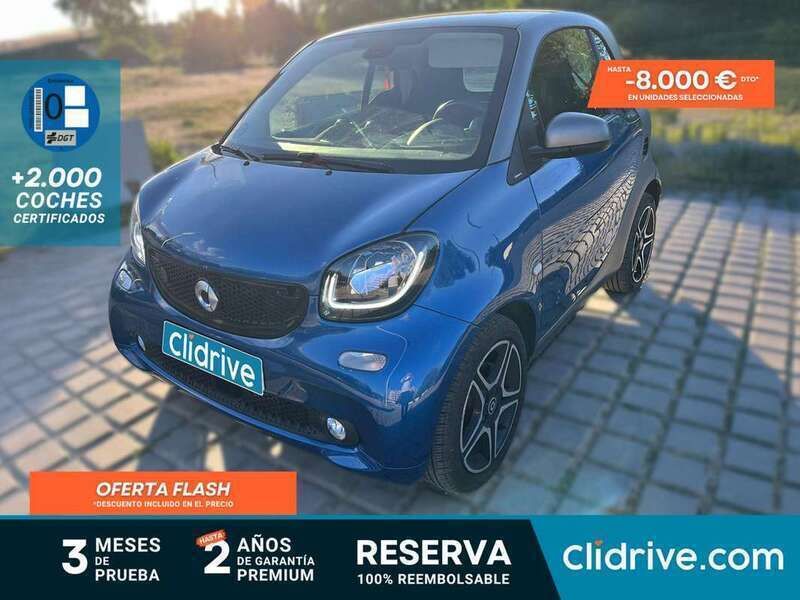 Azul Usado 2019 Smart ForTwo Electric Drive Coupe | 10.890 € (Buen precio) - Imagen 1/3
