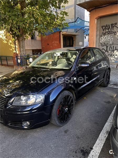 Azul Usado 2008 Audi A3 Ambition Berlina | 7000 € (Precio justo) - Imagen 1/4