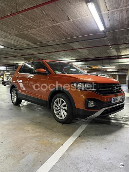Usado VW T-Cross Advance 110 CV (80 kW) 2021 Naranja SUV