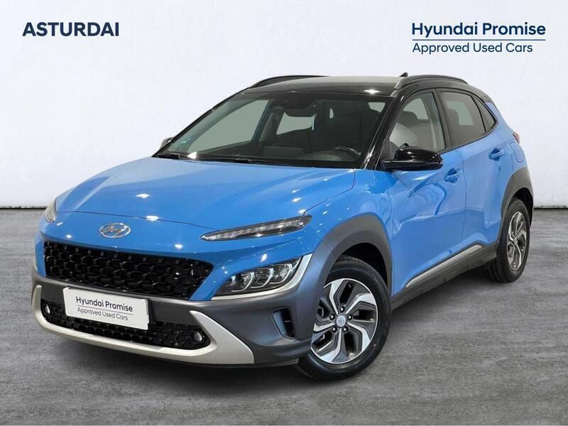 Azul Usado 2022 Hyundai Kona SUV | 21.990 € (Precio justo) - Imagen 1/4